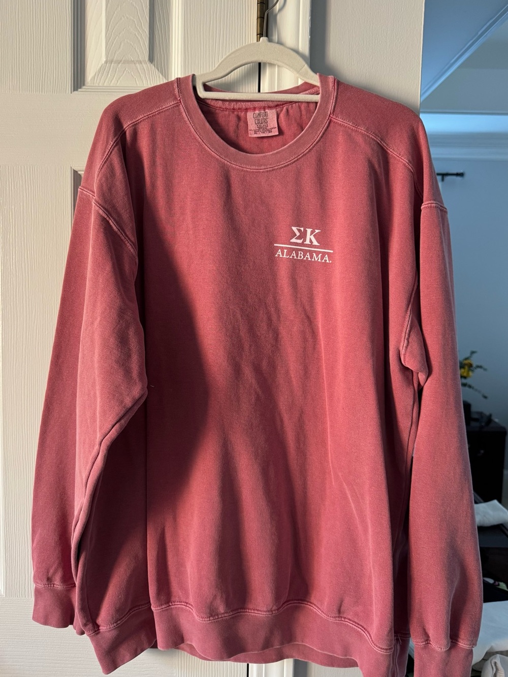 Sigma kappa Pink Crewneck Sweatshirt
